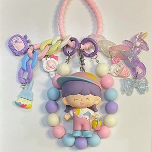 Handmade keychain, which can be ordered directly from stock